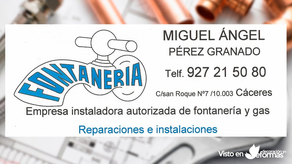 fontaneria caceres